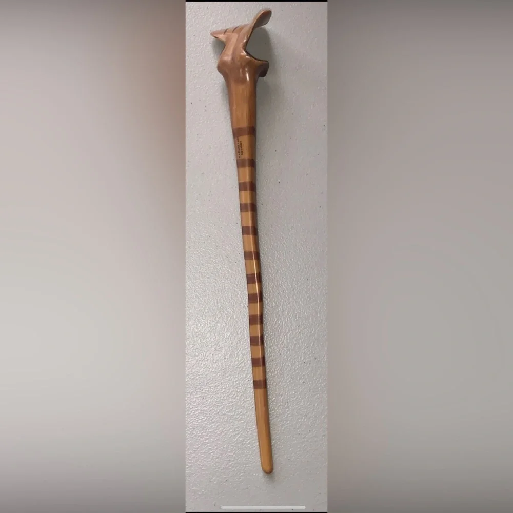 Harry Potter Mystery Wand Brown Tan 11.75” x 1.87” Patronus Series Books No Box